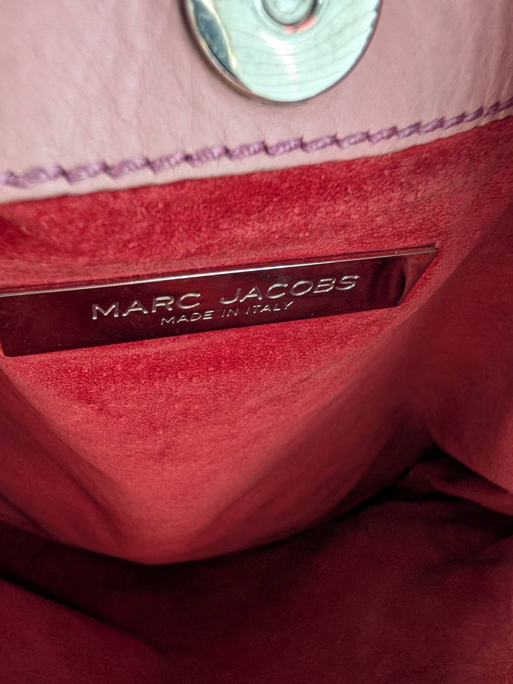 Marc Jacobs Pink Leather Shoulder Bag - Picture 5 of 16